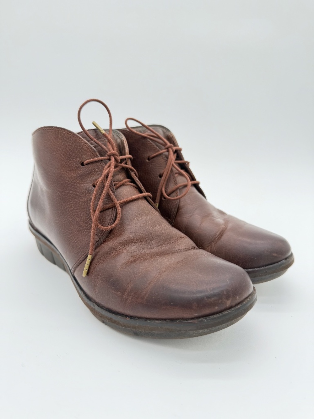 Dansko Joy Brown Leather Chukka Ankle Boots 38